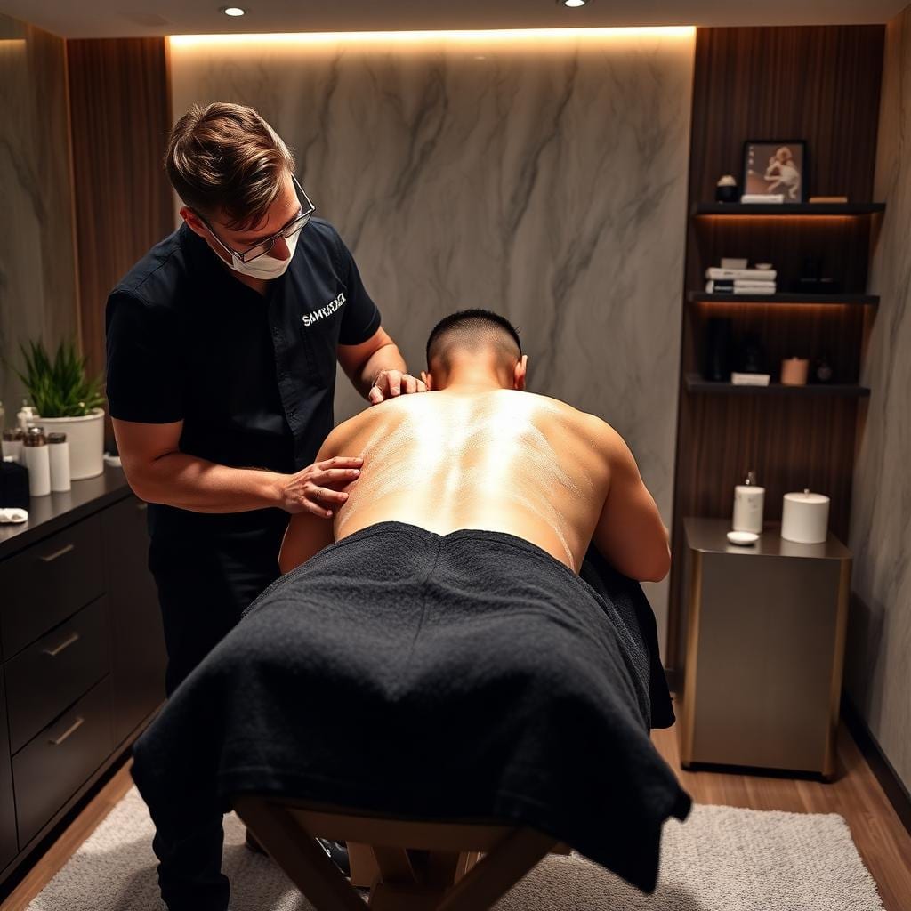 Professional men's grooming