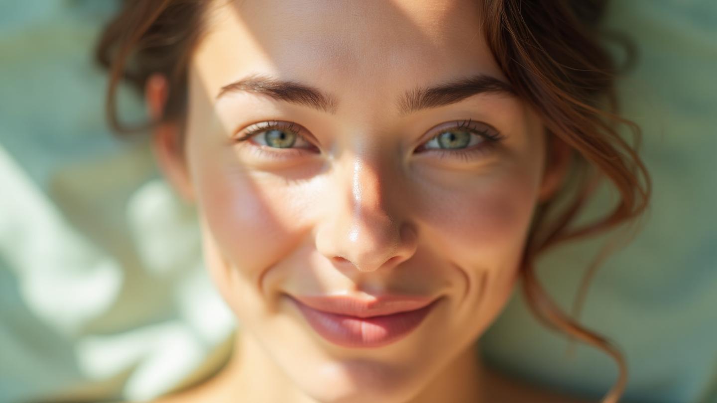 Beautiful smooth skin after sugaring
